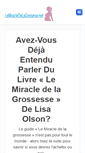 Mobile Screenshot of lemiracledelagrossesse.net