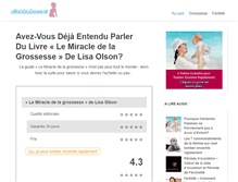 Tablet Screenshot of lemiracledelagrossesse.net